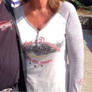 Ladies Lg Harley-Davidson Long sleeve T-shirt